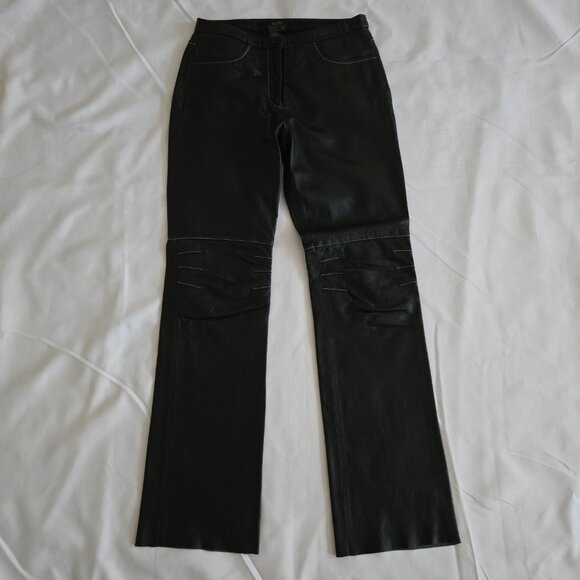 BCBGMaxazria Leather Pants SZ 4 - Picture 6 of 11